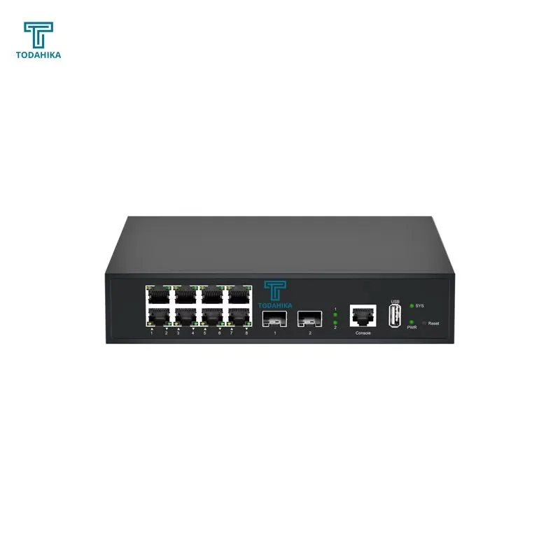 Hot Sale 48V IEEE802.3af at Standard 4 8 16 24 Port Power Over Ethernet CCTV Camera System Managed PoE Switch
