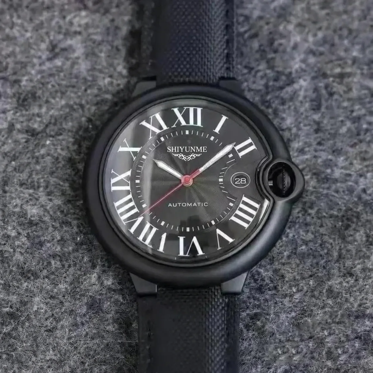42MM Unisex Automatic Mechanical Sports Watch, World Time, Full-Featured, 904L Stainless Steel