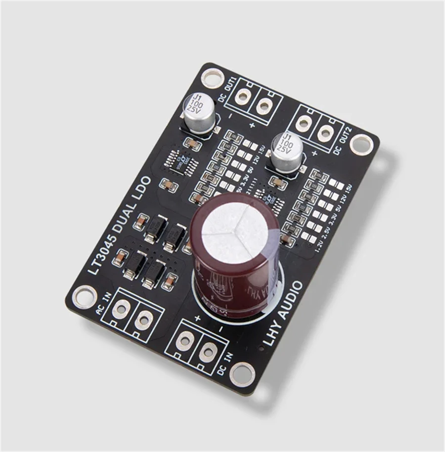 LT3045 Dual Positive Voltage DC Power Supply, Low Noise And High Precision Linear Regulated Power Supply Module For Audio