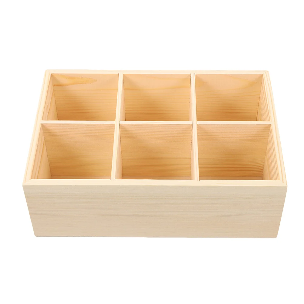 

Wooden Marker Storage Case Multi-Slots Organizer Pen Holder for Desk School Home Office Supplies Decorative Crayon Boxes
