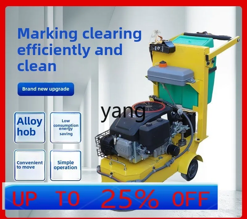 

lmm hand push cold spray road old line clear paint marking road zebra crossing grinder
