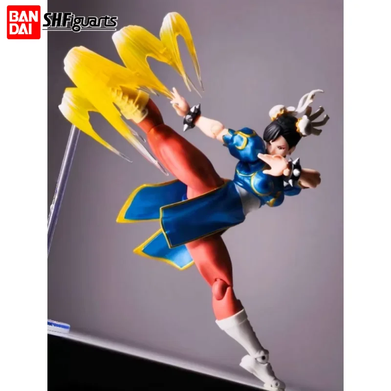 

Bandai SHF Street Fighter Action Figure Official Ryu Chun‑Li Guile Outfit 2 Collectible Anime Model Toys Desktop Ornament Gifts