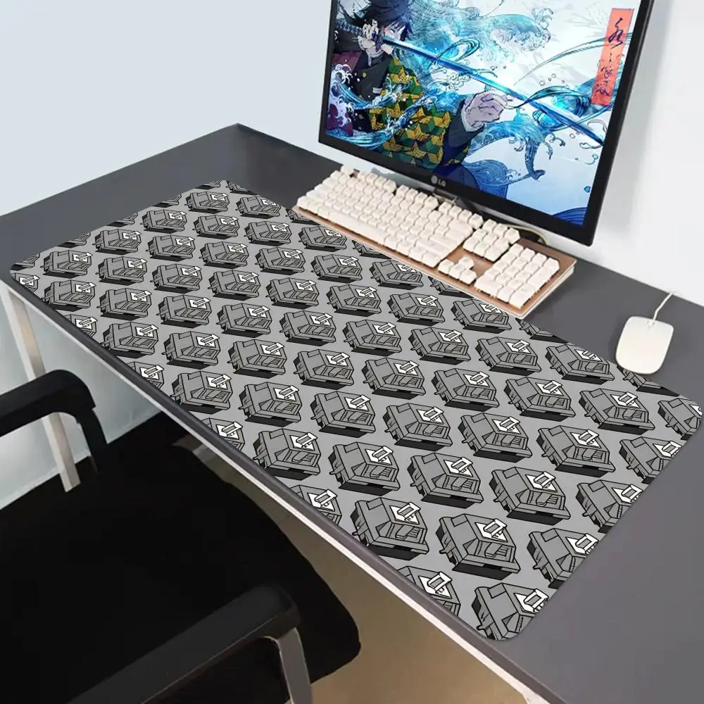 

HYBXAXC Switch Pads Kawaii Gaming MousePad Grey Mechanical Keyboard Deskmat Computer Mat Laptop Mousepad Gamer Carpet Mouse Mats