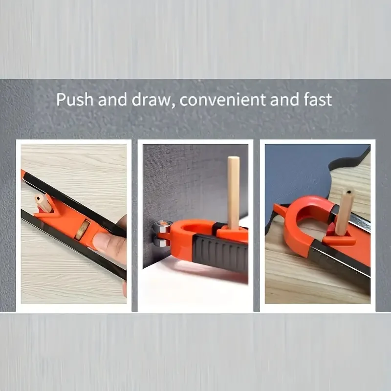 Precision Woodworking Ruler with Lock, Adjustable for Irregular Curves & Contours, for Accurate DIY Projects
