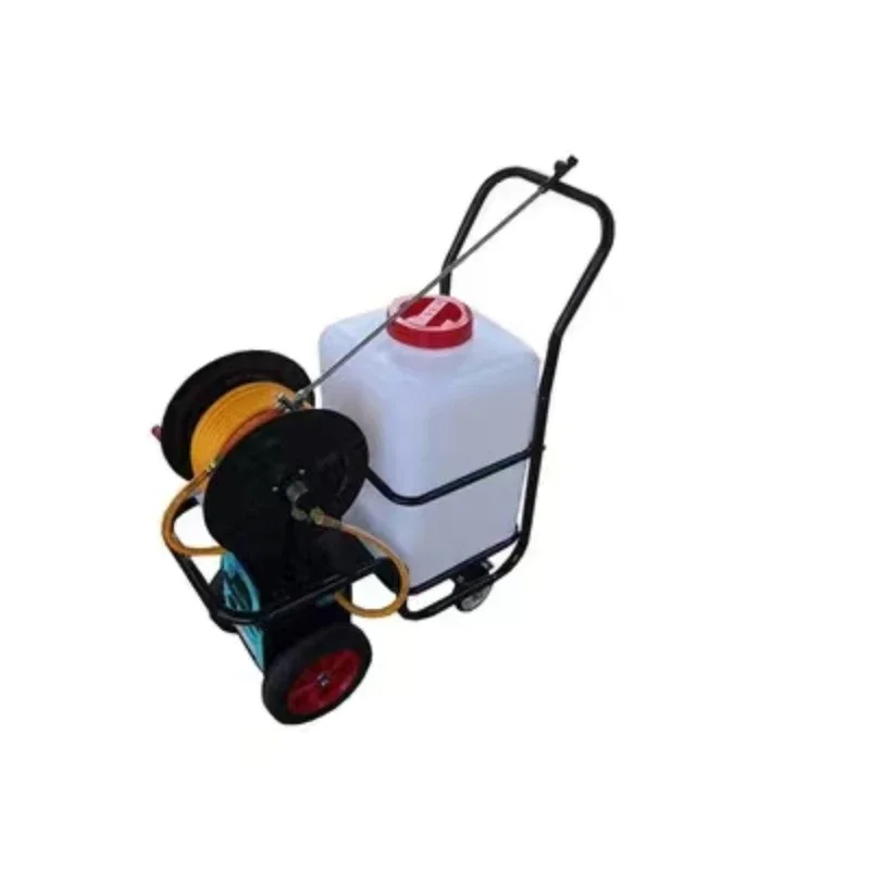 Hand push 60 liters high pressure agricultural garden vegetable dispenser electric pesticide sprayer disinfection machine