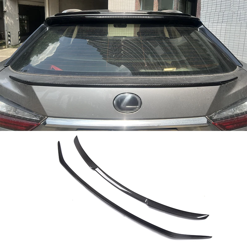 Rear trunk spoiler, carbon fiber rear wing, for Lexus  RX  RX200t RX300 RX450h 2016 2017 2018 2019 2020