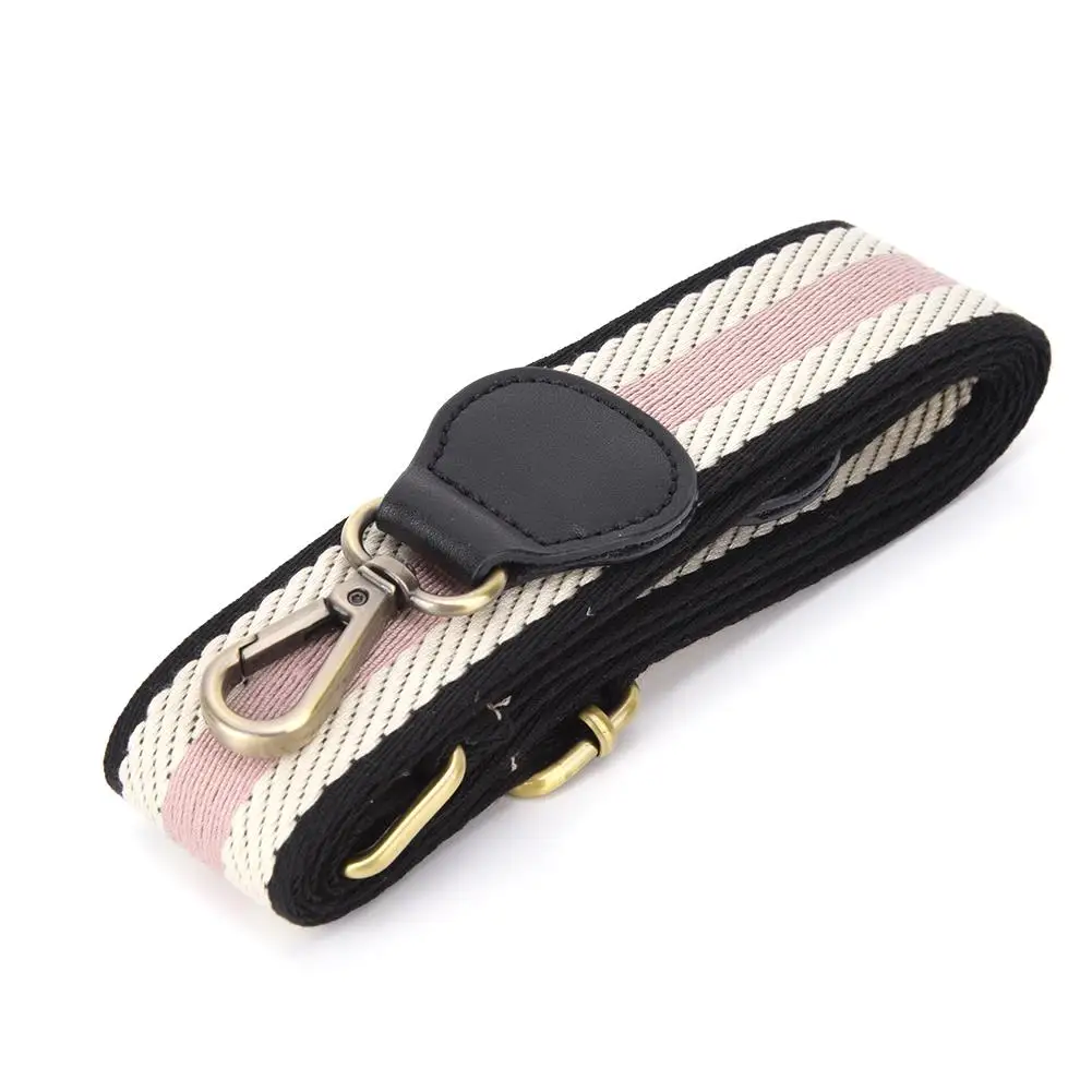 Adjustable Leather Handbag Strap Replacement for DIY Accessories – 88-134cm, Pink & Black Options