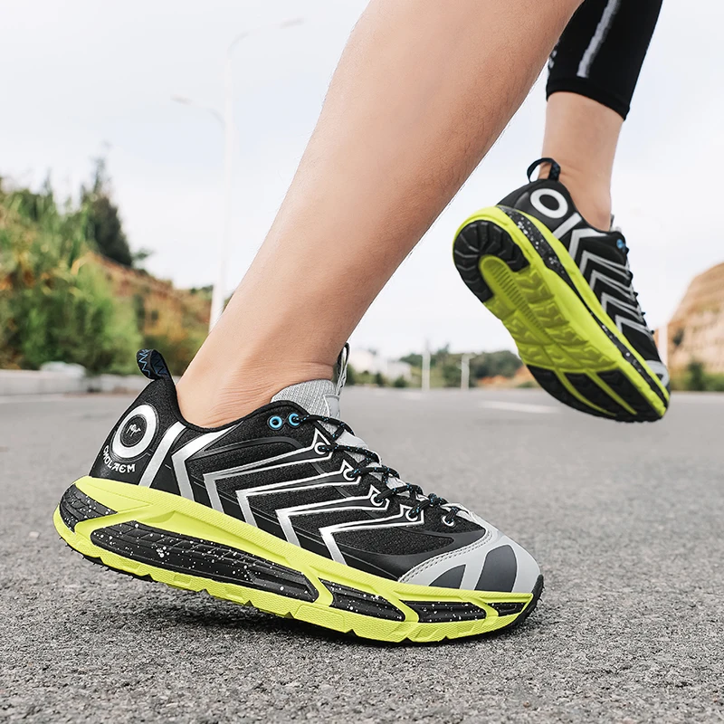 

2025 Spring and Autumn Fashion Lightweight High-quality Fashion Shock-absorbing Running Shoes Breathable Men's Shoes zapatillas