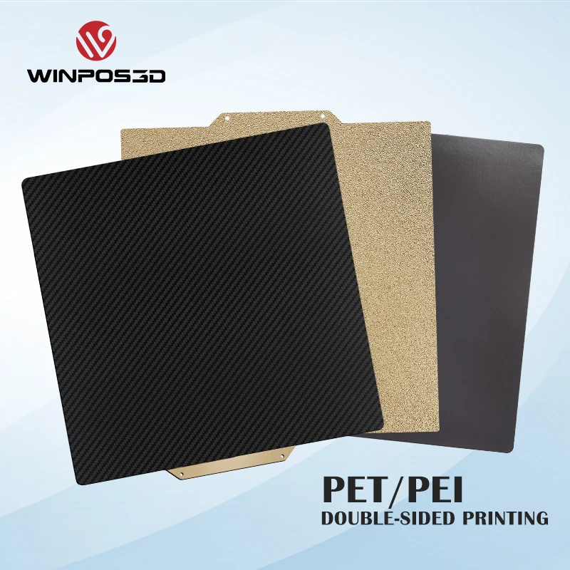 

Flex PEI Magnetic Build Plate 235x235mm Double Sided PEI Texture/Smooth PEI PEO PET PEY Spring Steel Sheet for Ender-3/Ender-5