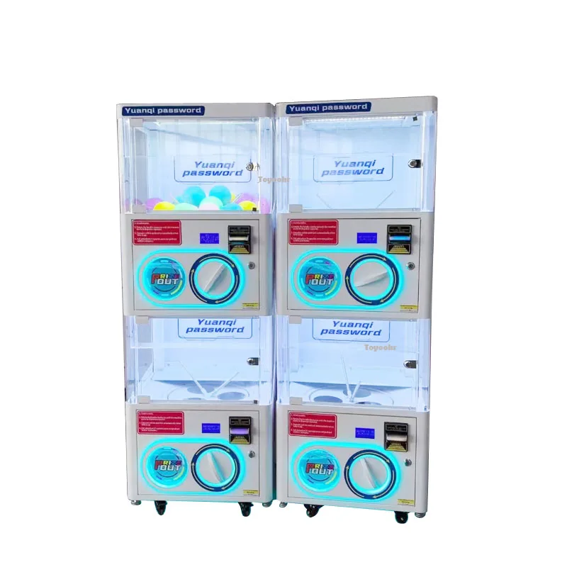 

Высококачественный торговый автомат игрушечных капсул гашапон с монетопризом, яйца-сюрпризы с цифровой печатью логотипа, приз-машина