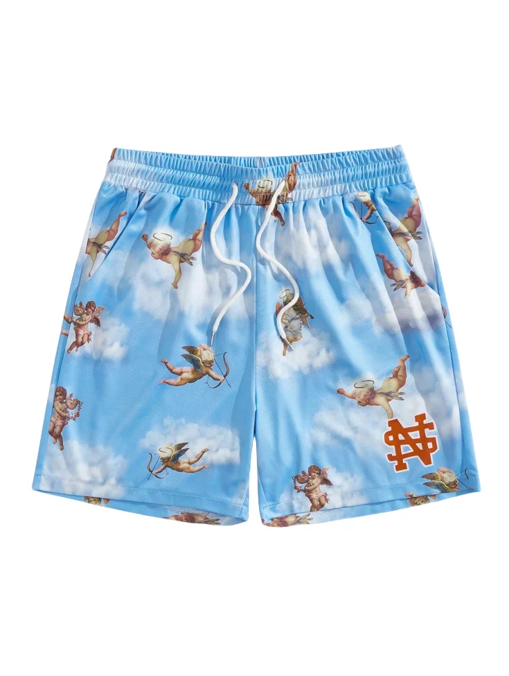 Summer Hot-selling 3D Printed Shorts Quick-drying Sweat-absorbing Sports Beach Vacation Shorts 2025 New Fashion Street Moto