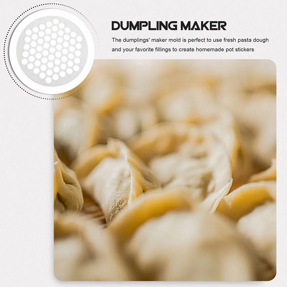 

2 Pcs Multipurpose Dumpling Making Mold Appliance Plastic Function Device for Dumplings