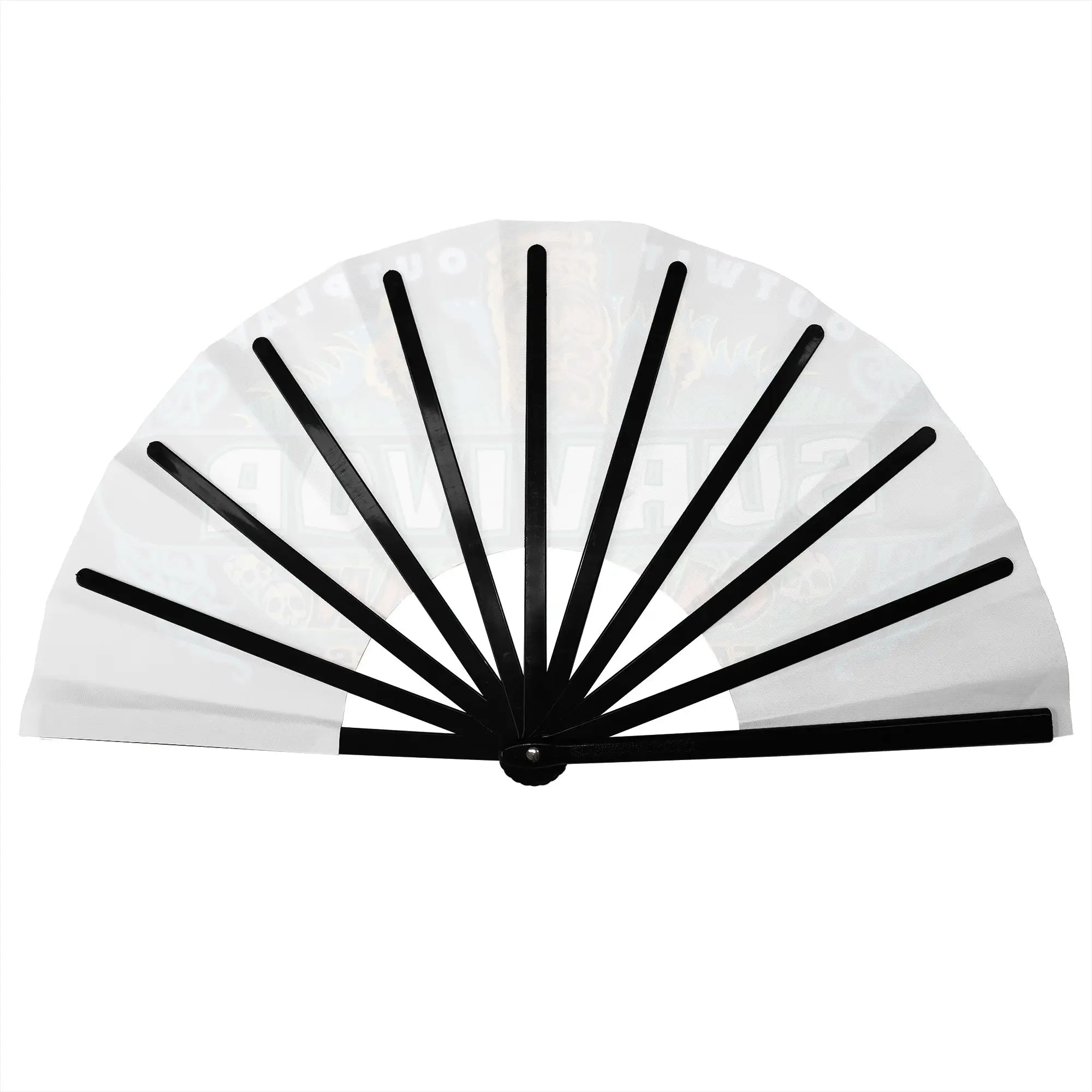 Only S-Survivors Caramoan Portable Pocket Fan Outdoor  Folding Fan Chinese Dance Cooling Handheld Fans