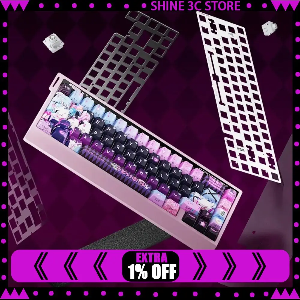 

Titan Nation TITAN68V2HE Keyboard Wired Magnetic Axis RT0.001mm 0.08ms TITAN2.0HUB Low Delay 8KHz PC Esports Laptop Keyboards