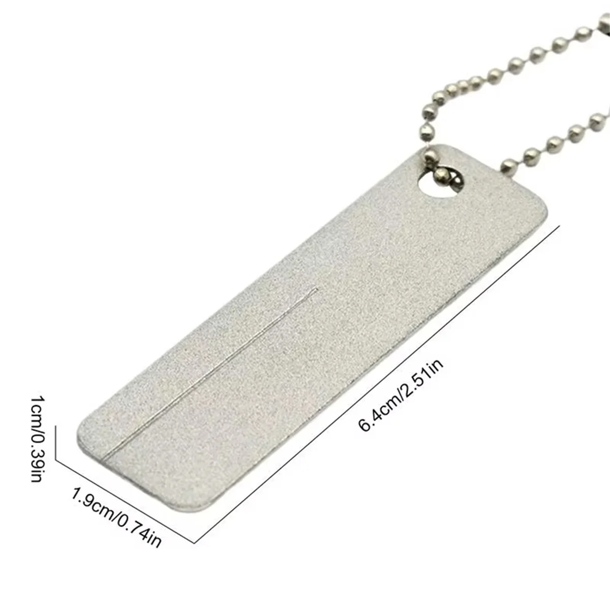 

ABGL Fishing Hook Sharpener Sharpening Stone Camping Small Portable Keychain Tool Small Pocket Grinding Tool Multifunctional