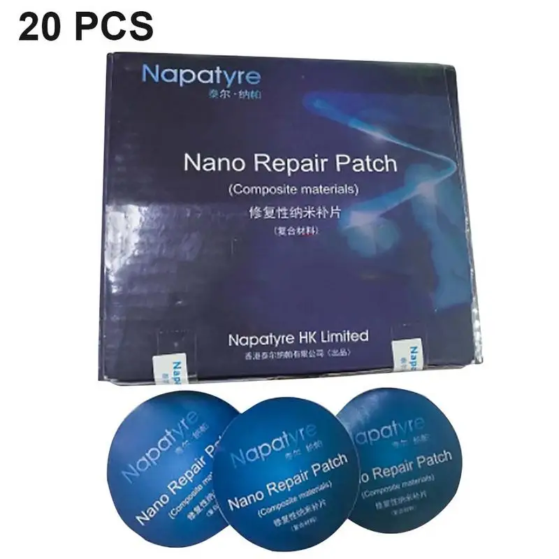 20 piezas parche de reparación de neumáticos de coche, película fría autoadhesiva rápida, secado de coche, tubo interior, herramienta de reparación