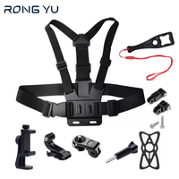Phone Chest Mount Strap Belt Harness For Mobile Cell Phone Clip Holder For iPhone 16 15 14 13 Xiaomi Vivo Gopro Hero 13 12 11 10