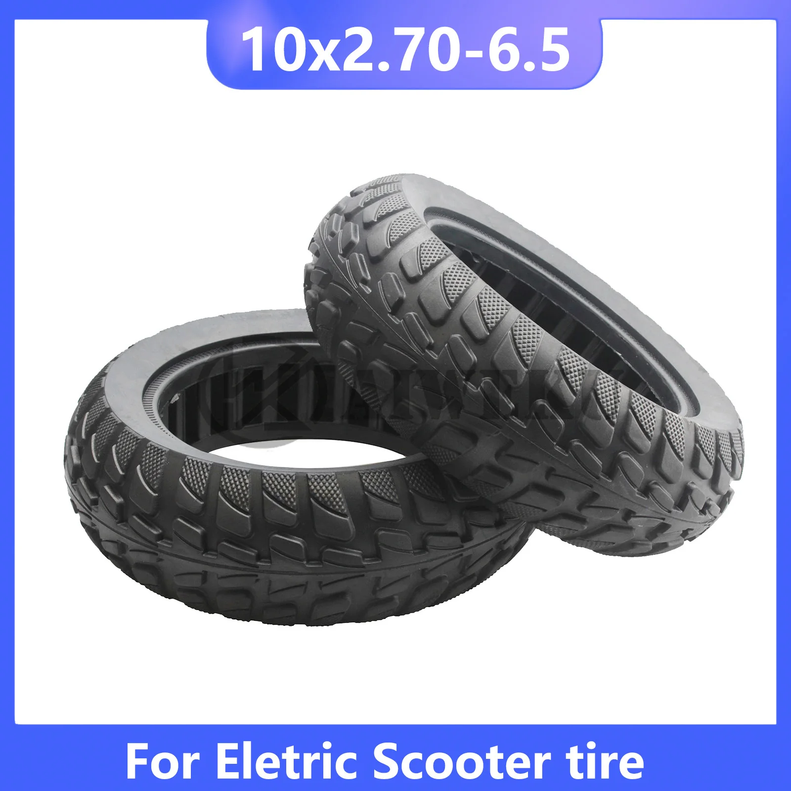 10 x 2.70-6.5 (70/65-6.5) Electric Scooter Vacuum Tyres 10 Inch 10*2.70-6.5 Solid tire For Scooter Speedway 5/Dualtron 3