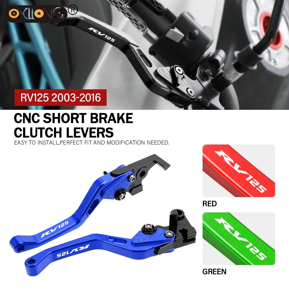 

CNC Aluminum Motorcycle Short Brake Clutch Levers Accessories Parts For SUZUKI RV125 2003-2016 2015 2014 2013 2012 2011