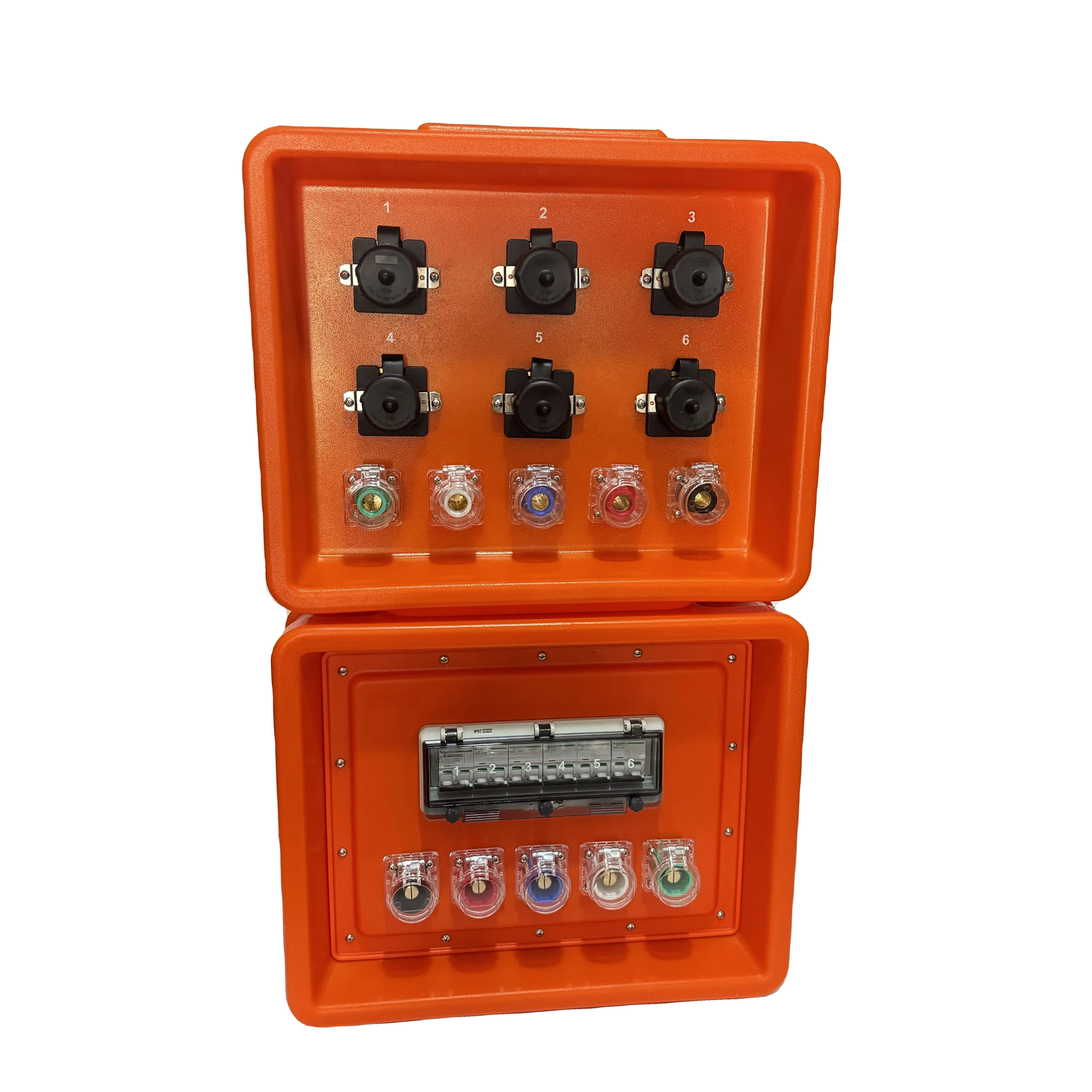 16 Series Camlock 400A to 50A California Receptacle Power Distro Box
