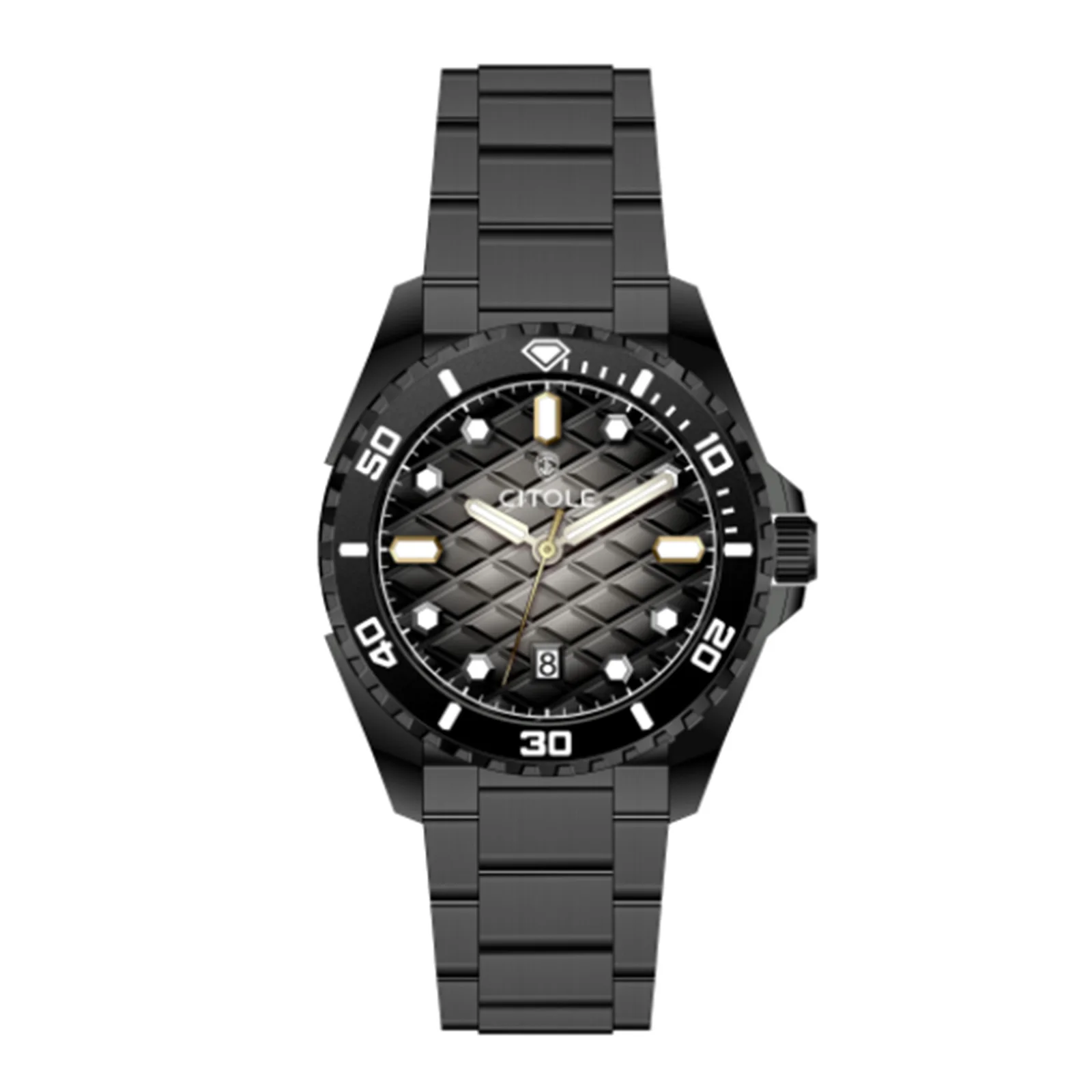 Authentic CITOLE WATCH Quartz Watches Couple's Gift Inlaid Luxury 2026 CT7035 Sapphire Crystal Miyota 2314 Quaity