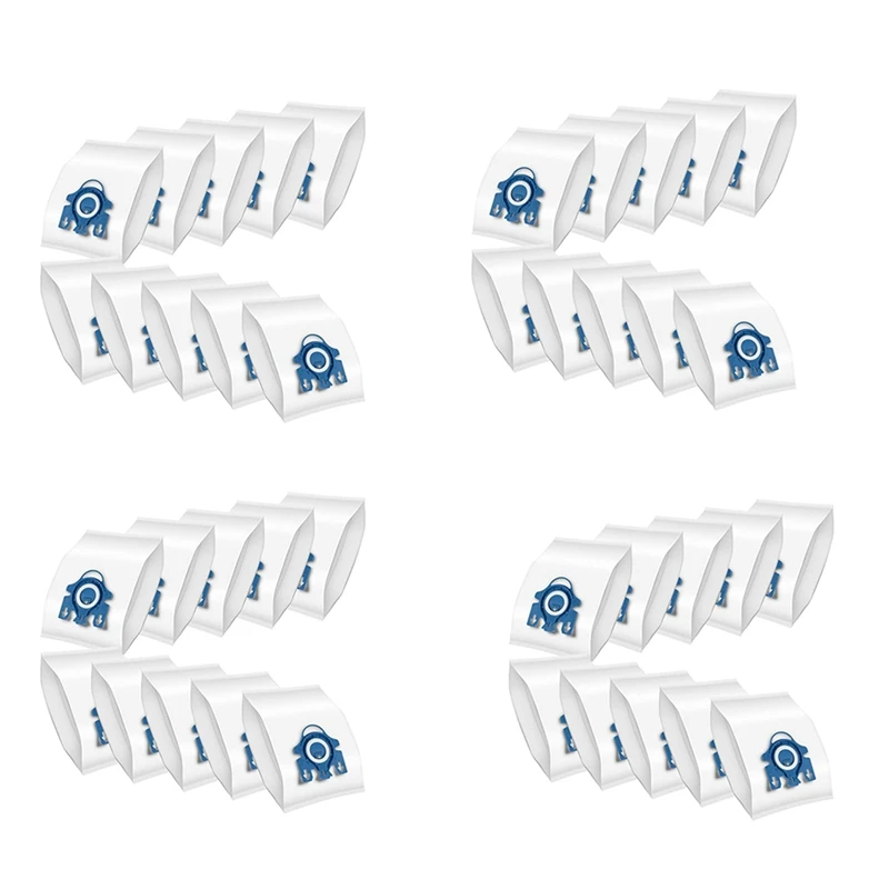 

40Pcs Dust Bags For Miele GN 3D Vacuum Cleaner Complete C3, Complete C2, Classic C1, S400, S600, S800, S2, S5, S8