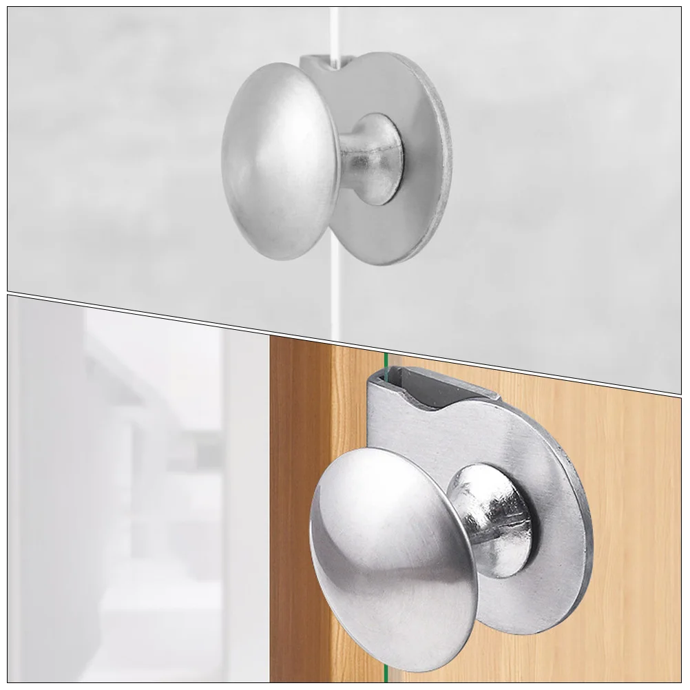 

2pcs Handles Pull Clamps For Showcase Cabinets Smooth No Burrs Easy Open Close Kitchen Bathroom Glass Clip Clamps No Drill