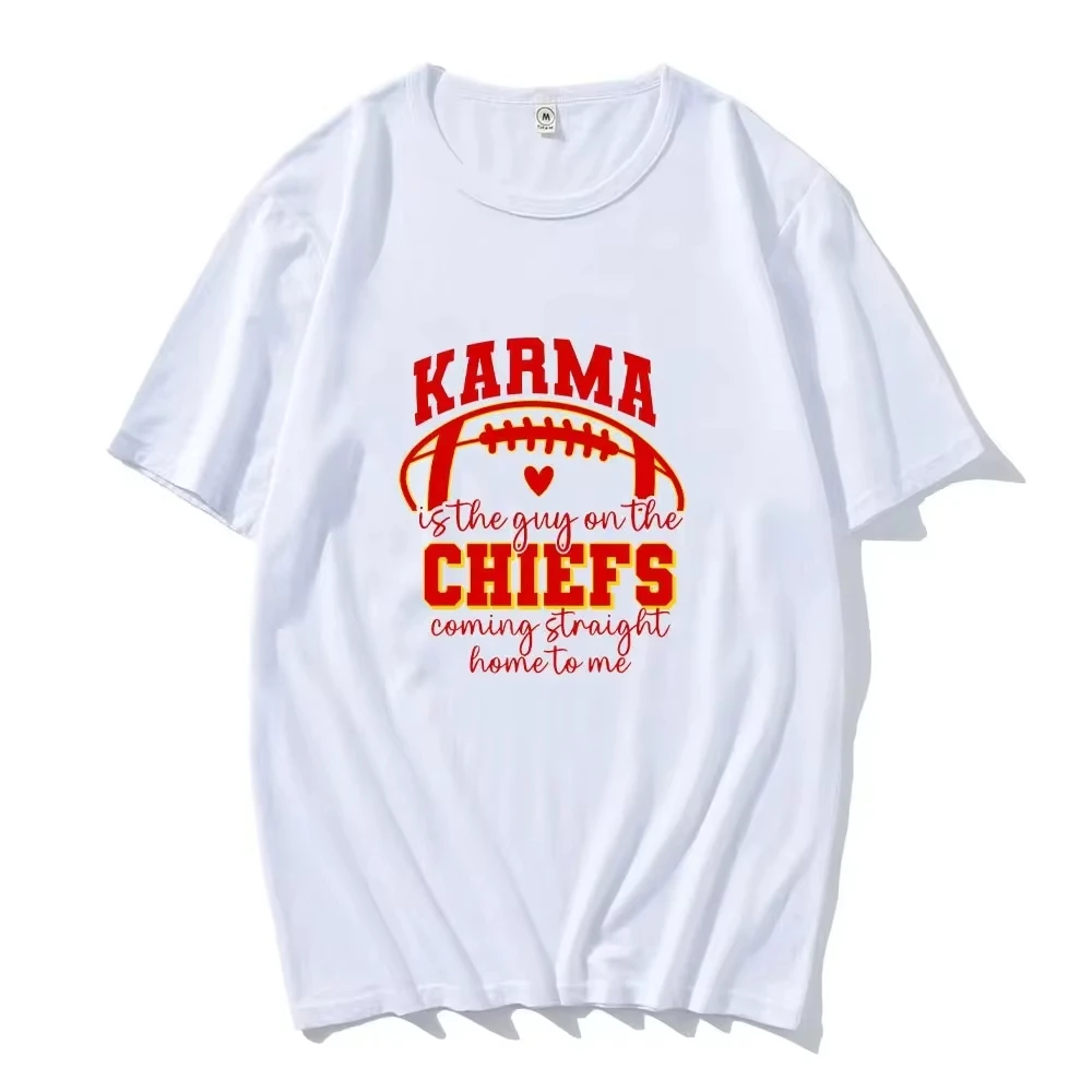 New Product in My Chieftain Age T-Shirt Travis Kelce Crew Neck Casual Tees Cotton High Quality Men Women Tops Fitness Sportswear