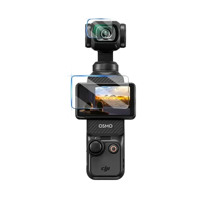 

Camera Accessories Hard Glass Film Lens LCD Display Screen Protector Full Cover For DJI OSMO Pocket 3 Handheld Gimbal Action