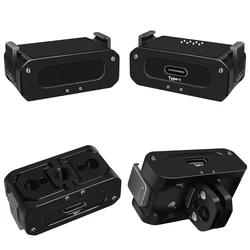 Magnetic Two Claw Adapter Action Camera Accessories for DJI Action 2 Charging Base Foldable Power Supply Mount Replacement
