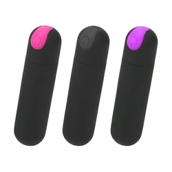 IKOKY Mini Bullet Vibrator USB Rechargeable G-spot Massager Finger Design Strong Vibration Sex Toys for Women Sex Shop