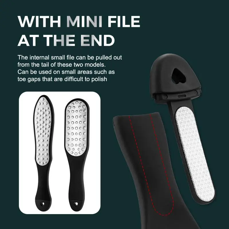 1Pcs Foot File Pedicure Tool Coarse Fine Grinding Surfaces Remove Dead Skin Calluses For Home Foot Care