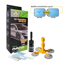 Windshield Repair Kit Car Cracked Glass Windscreen Resin Sealer Repair Tool DIY Auto Window Screen Scratch Crack Restore Fluid