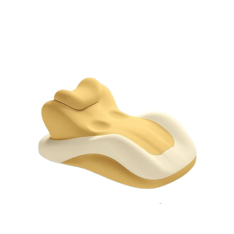 Bedside sleeping pillow for prone position, fits the human body curve, provides multi-position point support