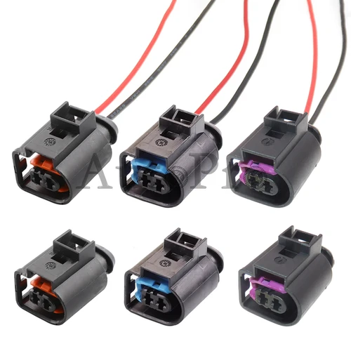 Imagen 1 del producto Conector automático para inyector de combustible, enchufe de cableado para Amarok, TDI, Golf, Passat, Polo, A4, A5, A6, 4D0971992A, 4D0971992B, 4D0971992, 1 Juego