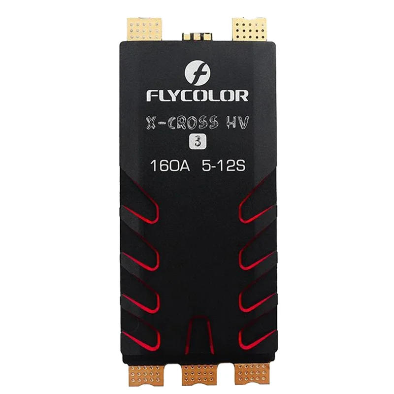 FLYCOLOR X-CROSS HV3 160A ESC 5-12S BLHeli-32 Dshot Proshot 64MHz 32 Bit Speed Controller for RC FPV Drone Racing