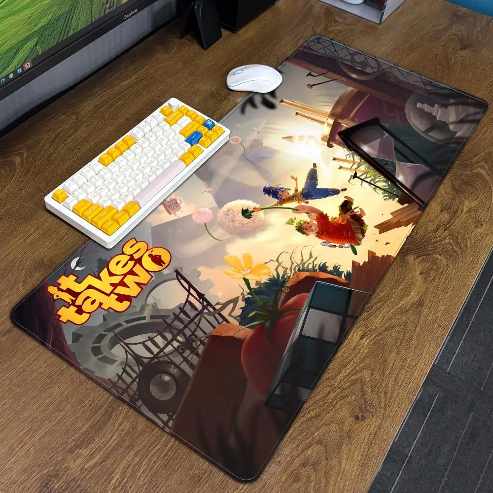 It Takes Two Mouse Pad MouseMat XXL Computer Accessories Large Keyboard Laptop Table Pad The New Product Gamer Gaming