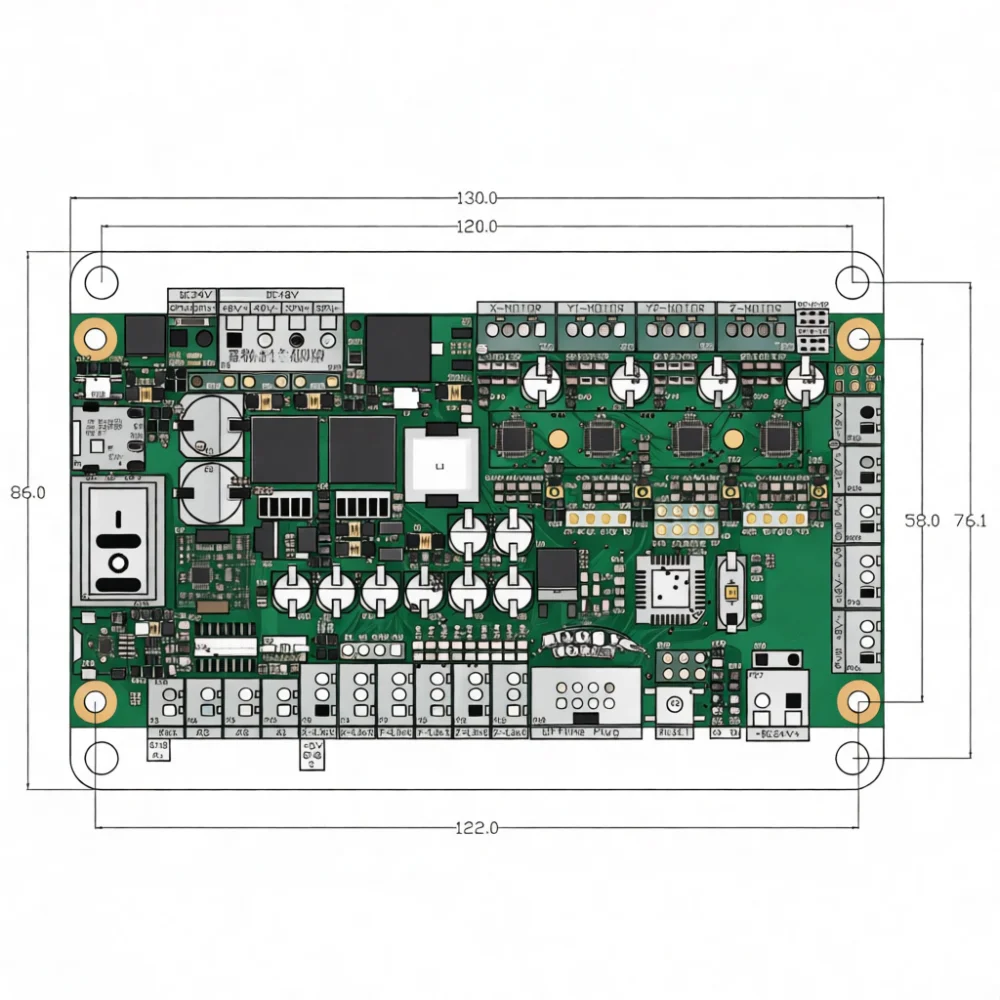 Controller Grbl Board - For Annoytools GRBL 5.2 3 Axis