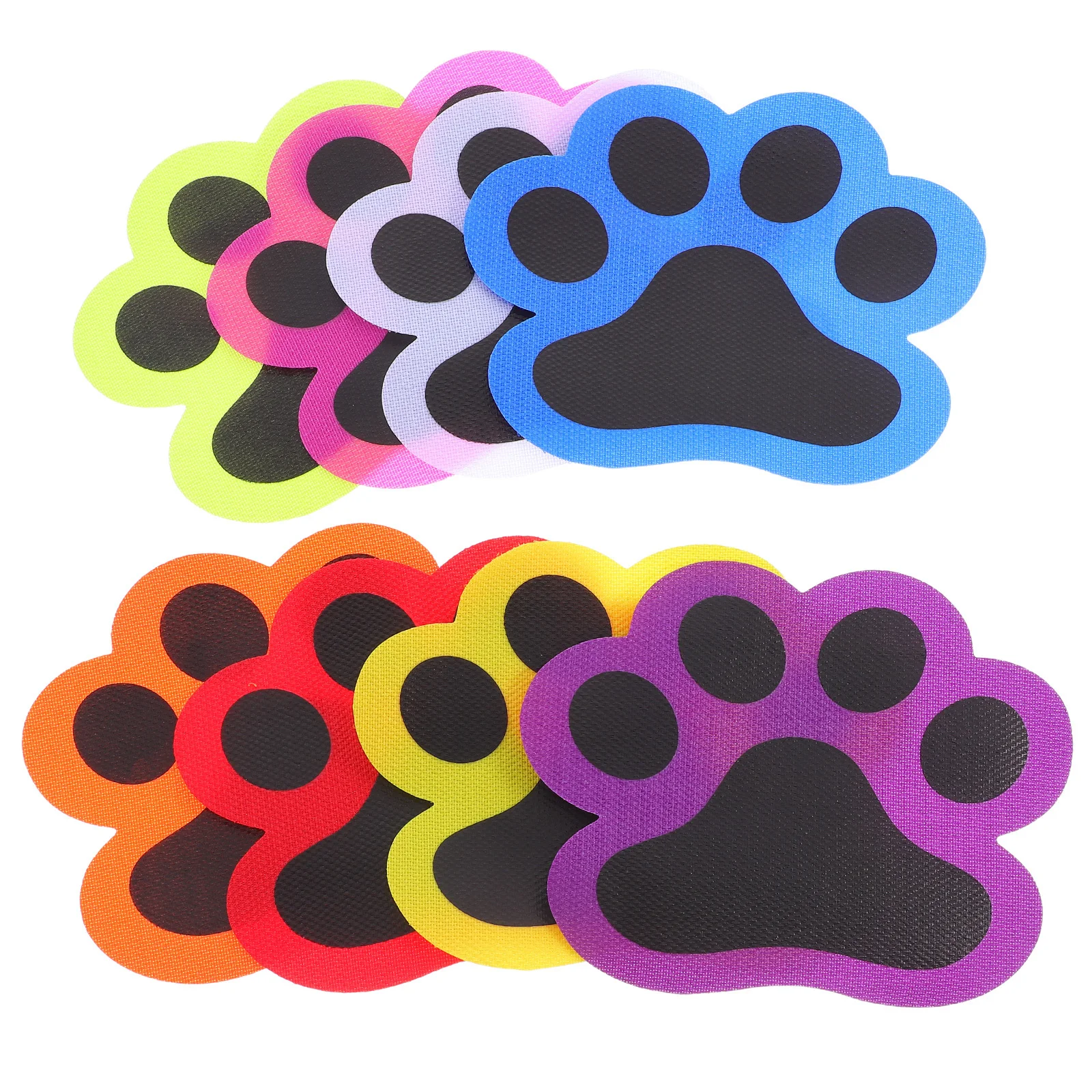 

36Pcs Cat Paw Carpet Markers Reusable Classroom Floor Spots Rug Dots Teacher Supplies Cat Lovers Gifts Set