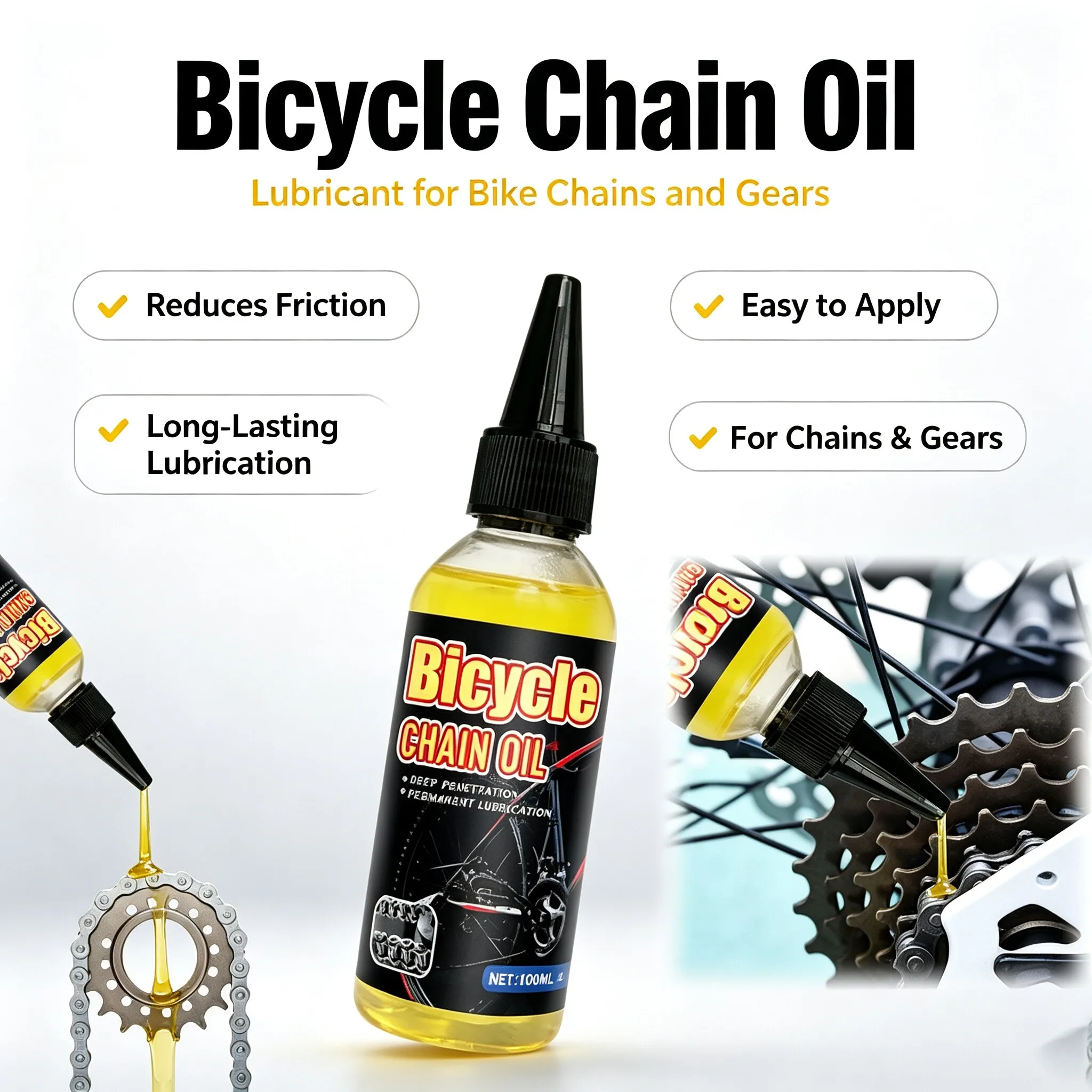 Grease Waterproof Bike - Spezielles Fahrradschmiermittel für MTB, Rennrad und