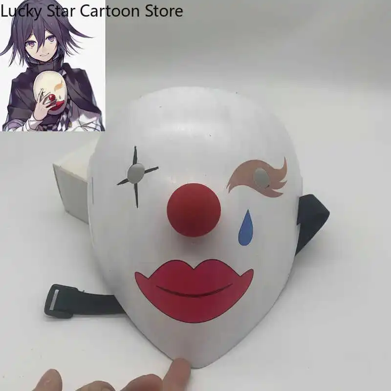 

Cosplay Anime Danganronpa Kokichi Oma Cosplay Mask Prop Cartoon Face Masks Props Hallowmas Horrible Props Xmas Gift