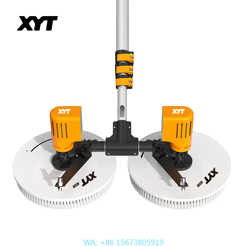 

Roof Cleaning Brush Double Head Electric Cleaning Brush Kits for Solar Panel Cleaning Brush