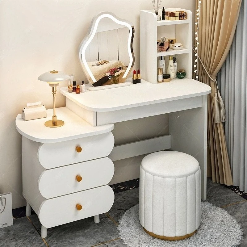 

Wood Jewelry Dressing Table Modern White Nail Storage Filing Cabinets Dressing Table Bedroom Speaker Vestidores Home Furniture