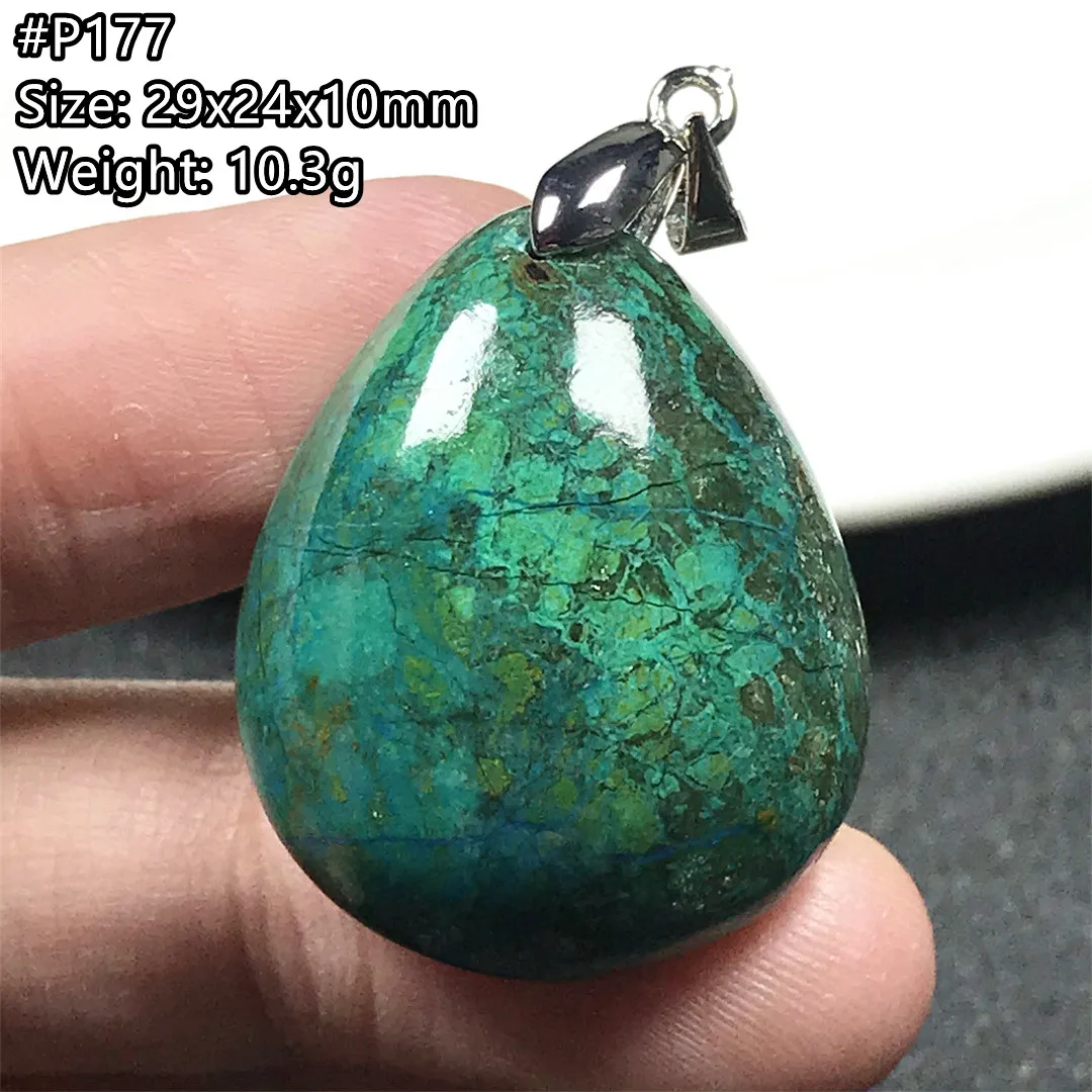 Natural Green Blue Azulite Malachite Lapis Lazuli Crystal Pendant For Woman Man Royal Gift Beads Gemstone Rare Jewelry AAAAA