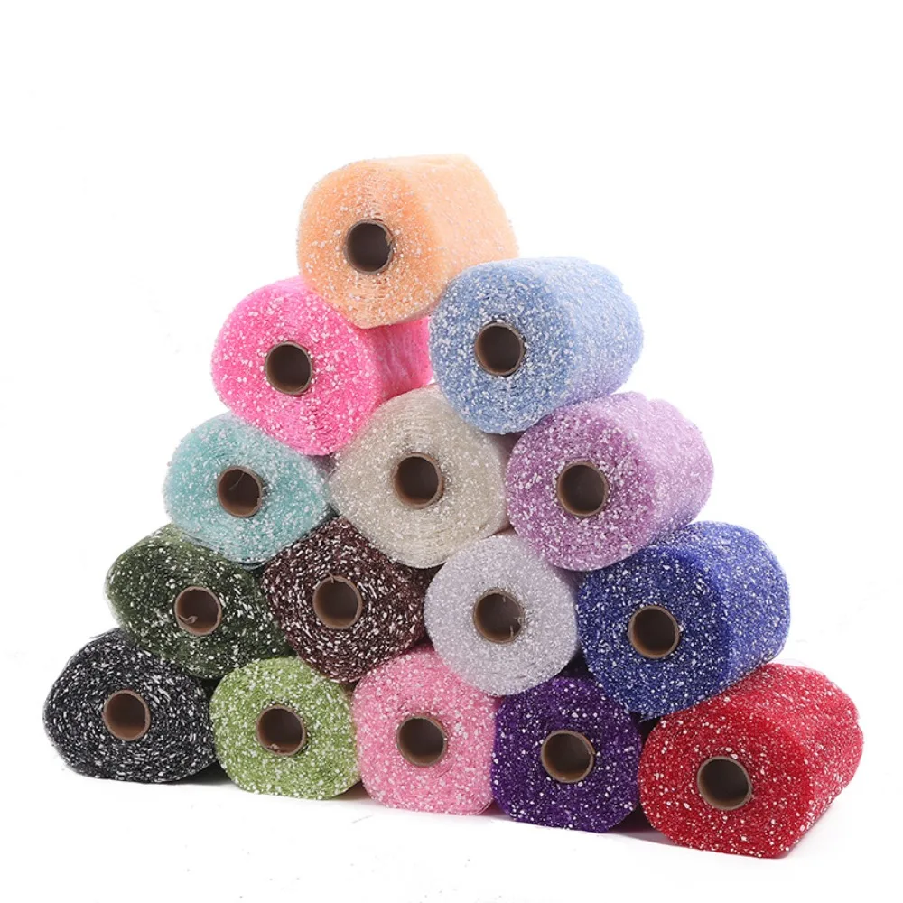 New Gauze Yarn Wrapping Paper DIY Practical Snowflake Packing Paper Yarn Net Handmade Flower Paper