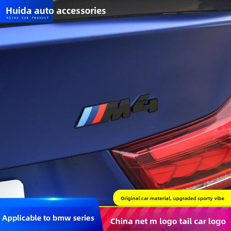 Emblemalateralguardabarroscoche ABS insignia para maletero trasero pegatina con logo M M3 M5 M6 X3 G20 E36 E34 X6 accesorios