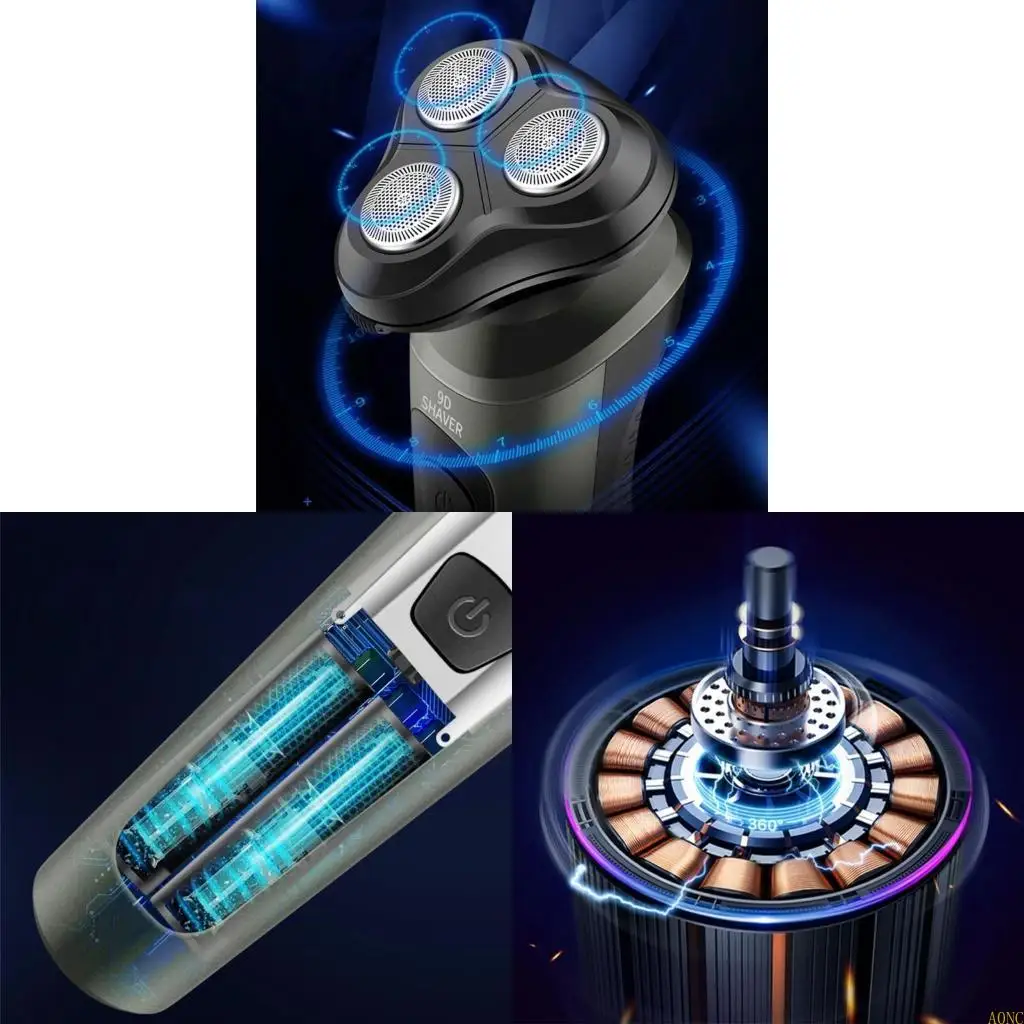 

A0NC Mini USB электробритва долговечная портативная моющаяся автомобильная аккумуляторная бритва