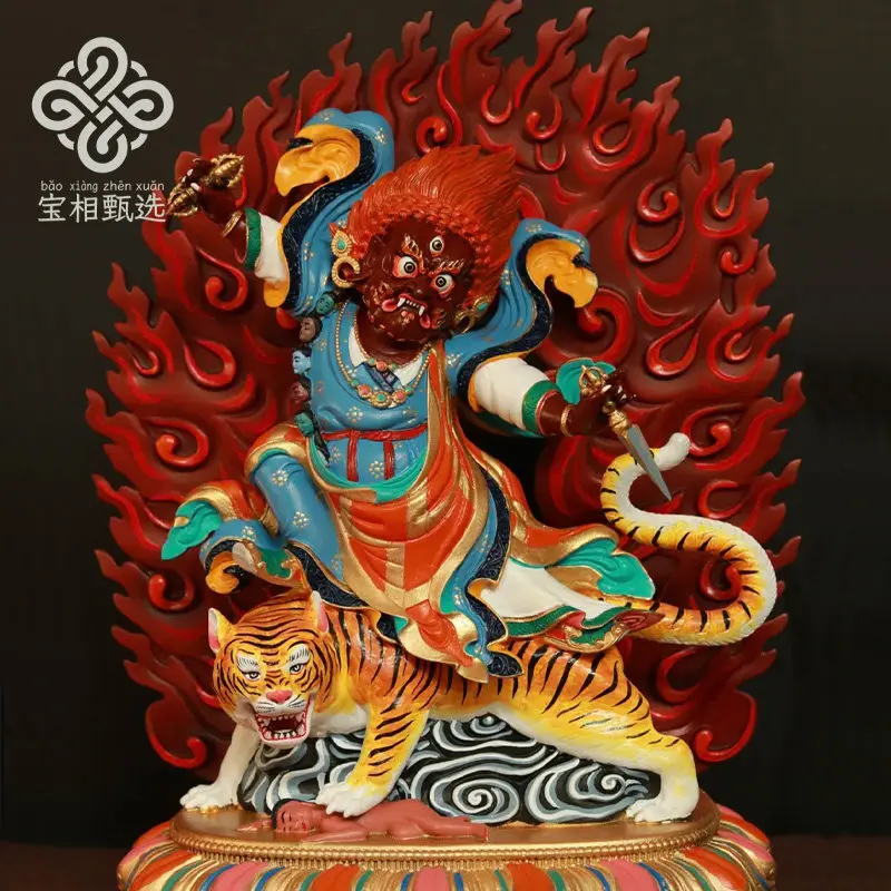 Angry Lotus Master Pure Copper Copper Buddha Statue Painting Selection R2 Tibetan Tantra Buddhist Hall Offering