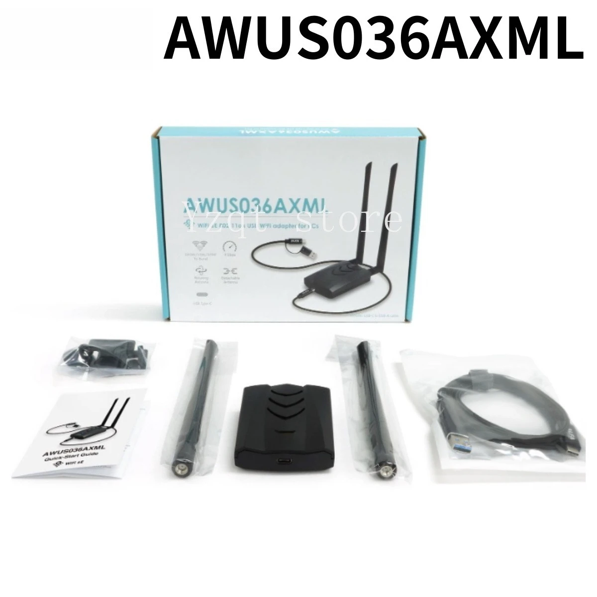 AWUS036AXML MT7921AUN WIFI 6E Tri-band Network Card