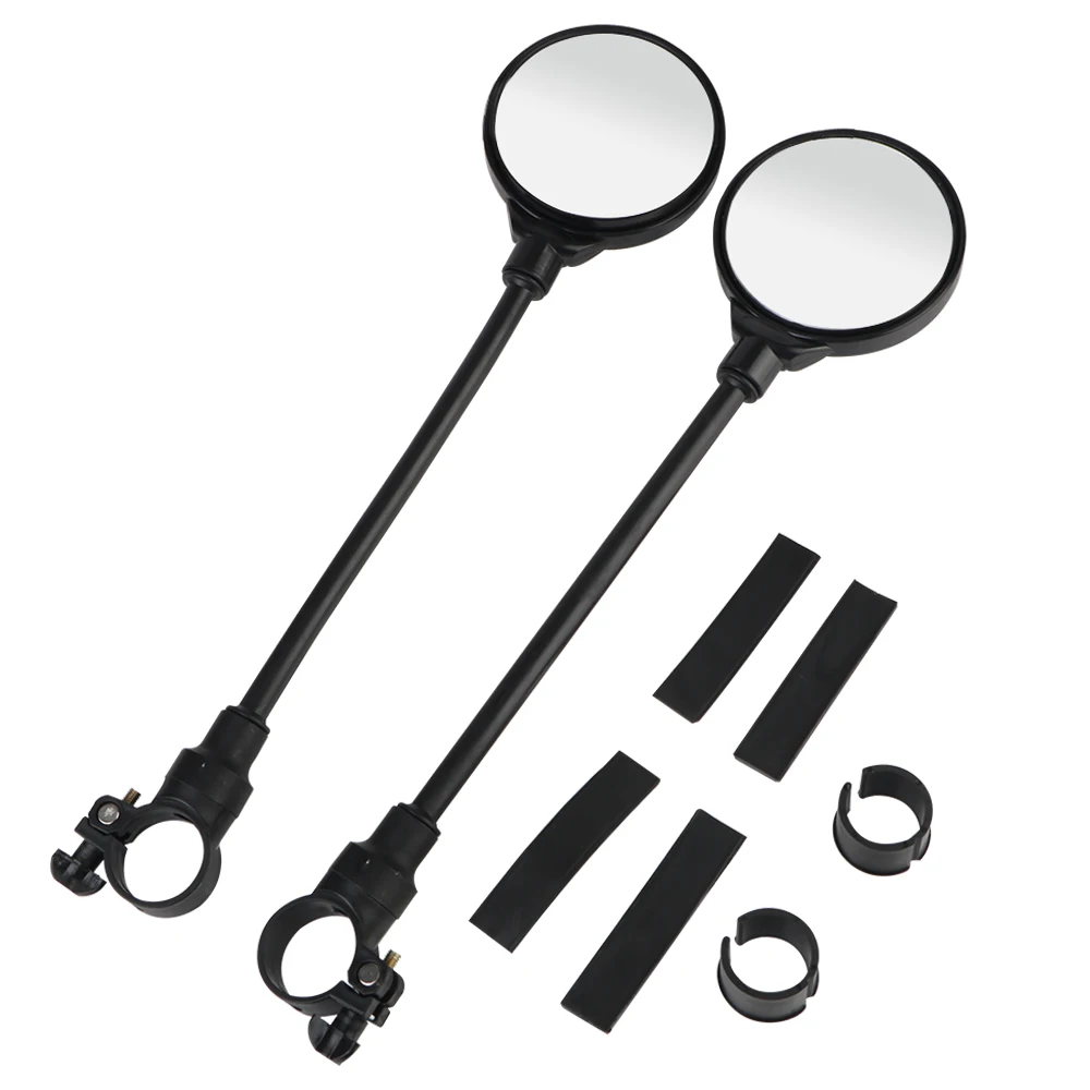 Shockproof Convex Mirror Universal Rotatable And Adjustable Wide Angle Rear View Motorcycle Bike Handlebar Rearview Mirror